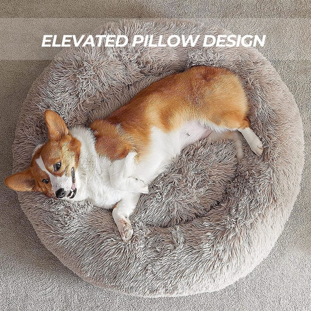 FLOOFI Indoor Dog Bed Pet Bed 70cm (Brown)
