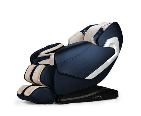 FORTIA Massage Chair FORTIA Cloud 9 MkII Electric Massage Chair Full Body Zero Gravity with Heat and Bluetooth Navy Blue/Cream