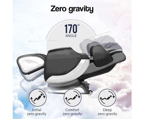 FORTIA Massage Chair FORTIA Electric Massage Chair Full Body Reclining Zero Gravity Recliner Back Kneading Massager