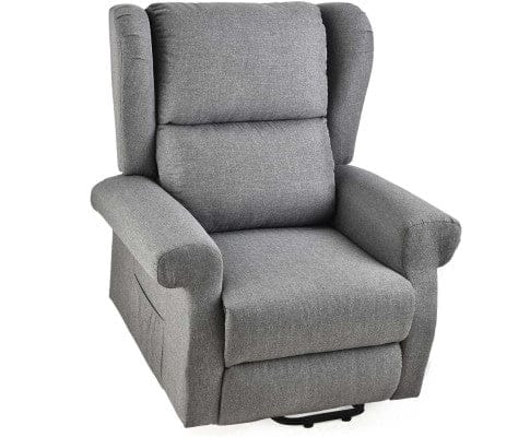 FORTIA Massage Chair FORTIA Electric Recliner Lift Heat Chair for Elderly, Massage, Heat Therapy, Aged Care, Grey