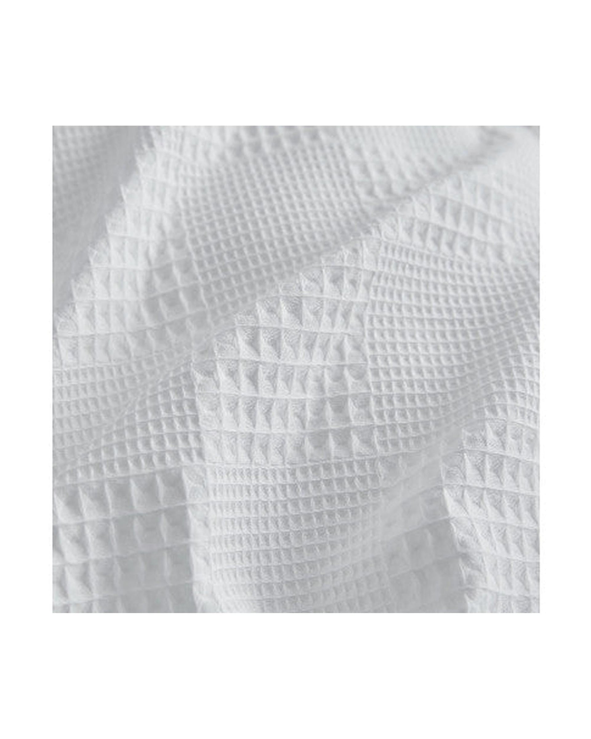 GIOIA CASA Quilt Cover GIOIA CASA 100% Cotton REVERSABLE checkered waffle quilt cover set - WHITE
