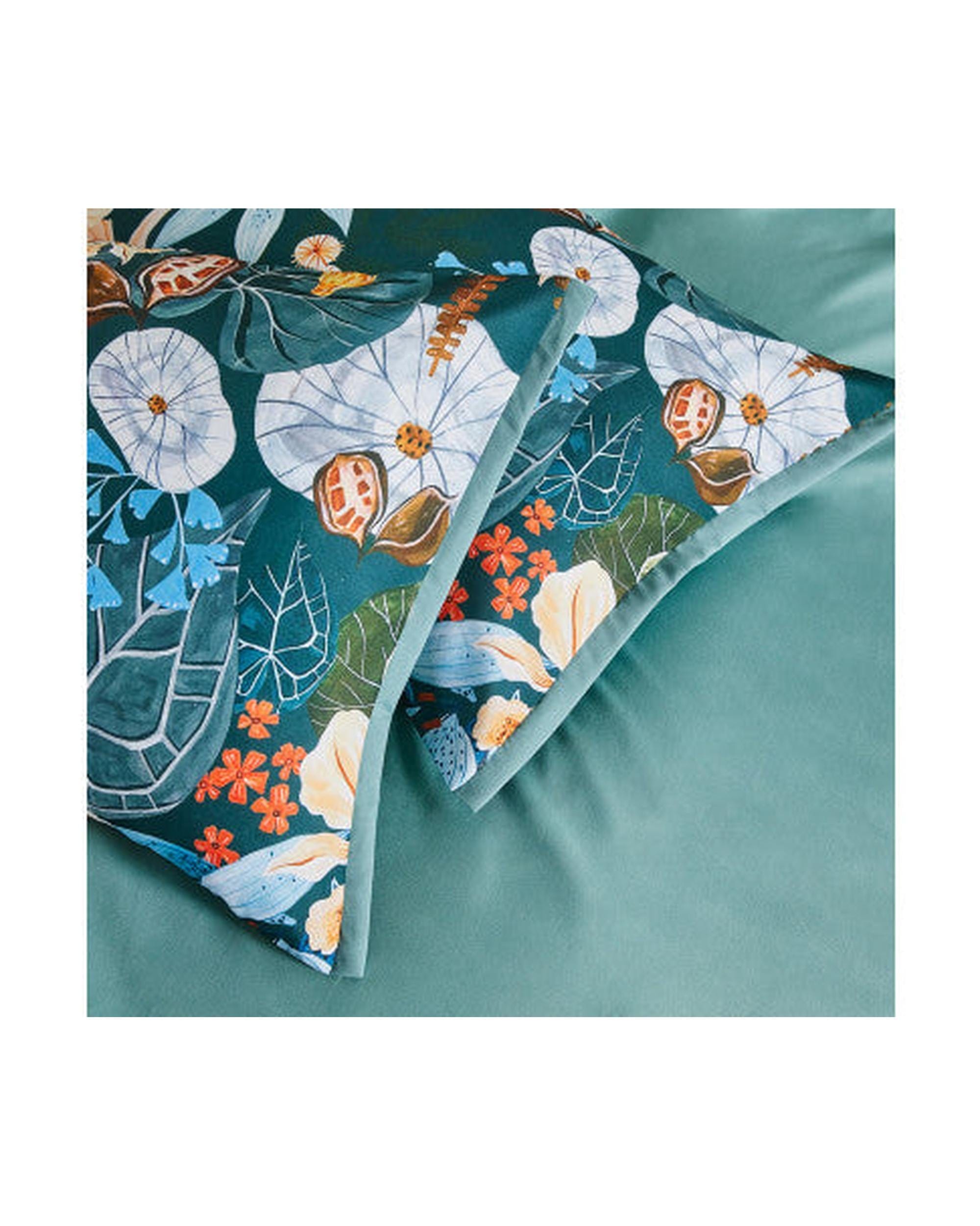 GIOIA CASA Quilt Cover GIOIA CASA Botanical Bella Microfibre Quilt Cover Set