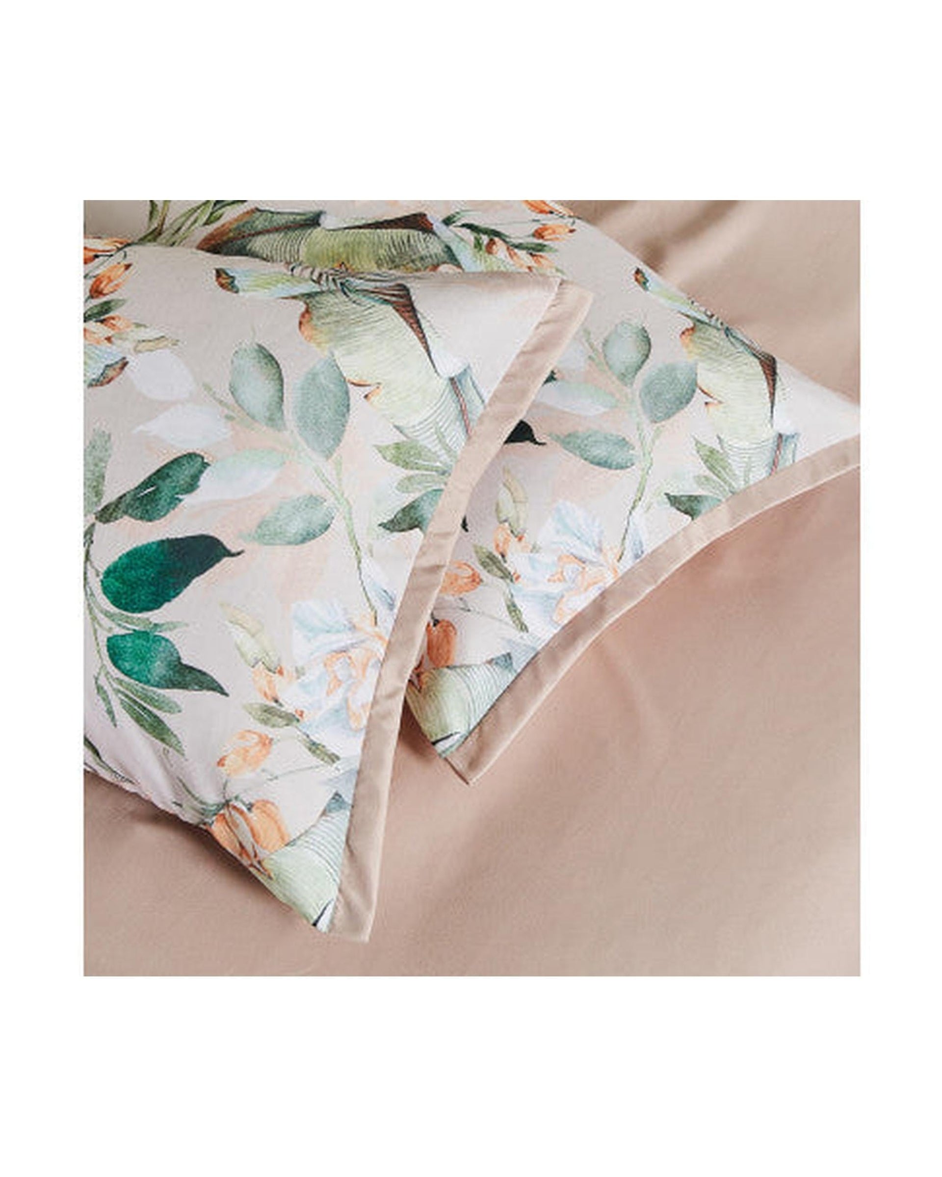 GIOIA CASA Quilt Cover GIOIA CASA Botanical Celine Microfibre Quilt Cover Set