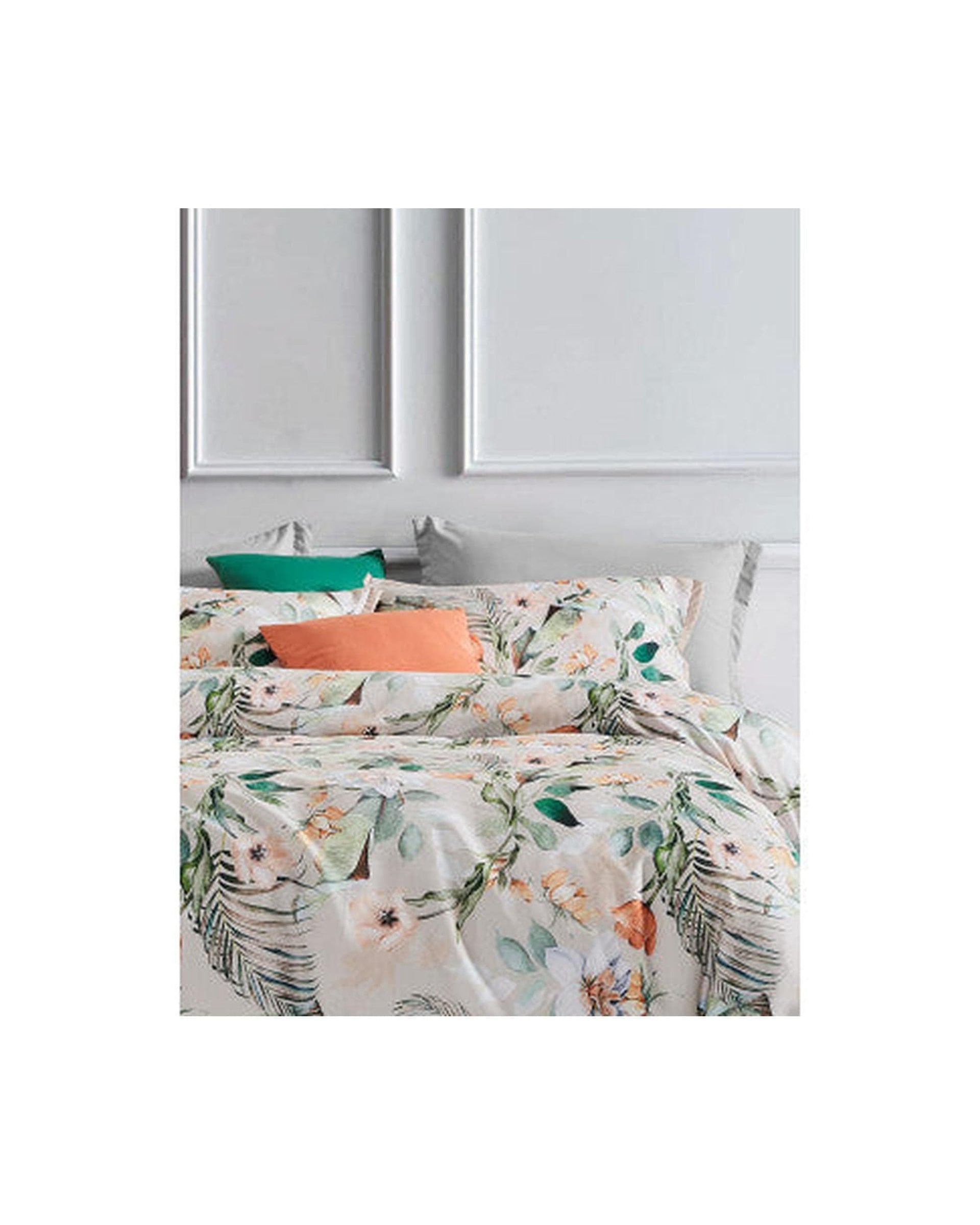 GIOIA CASA Quilt Cover GIOIA CASA Botanical Celine Microfibre Quilt Cover Set