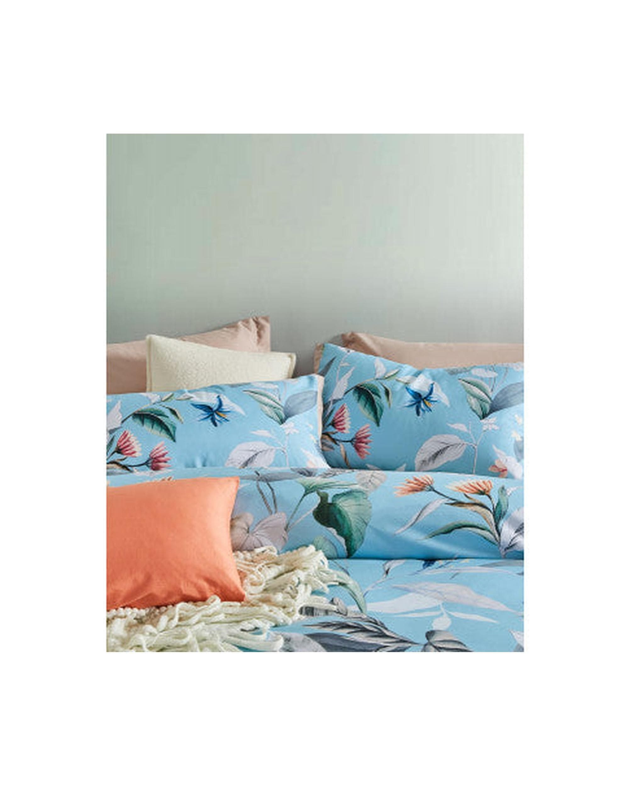 GIOIA CASA Quilt Cover GIOIA CASA Botanical Sarah Microfibre Quilt Cover Set