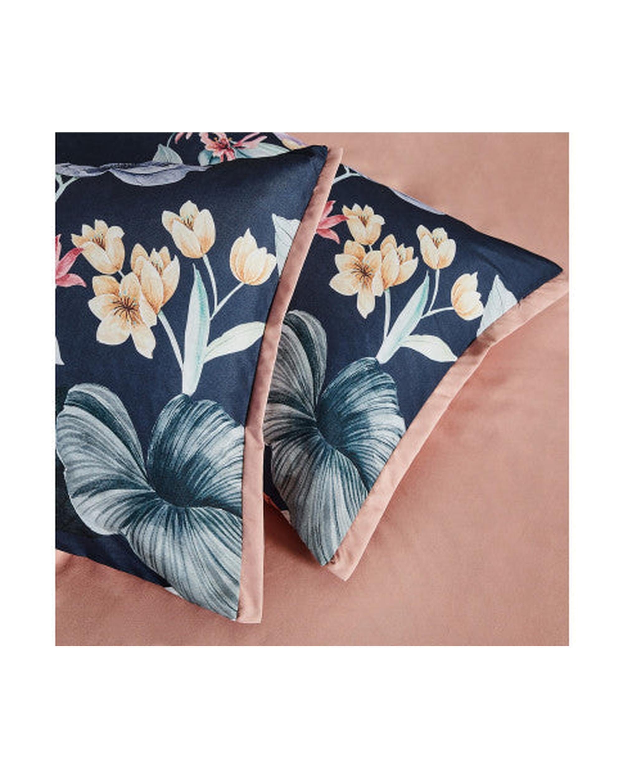 GIOIA CASA Quilt Cover GIOIA CASA Botanical Susan Microfibre Quilt Cover Set