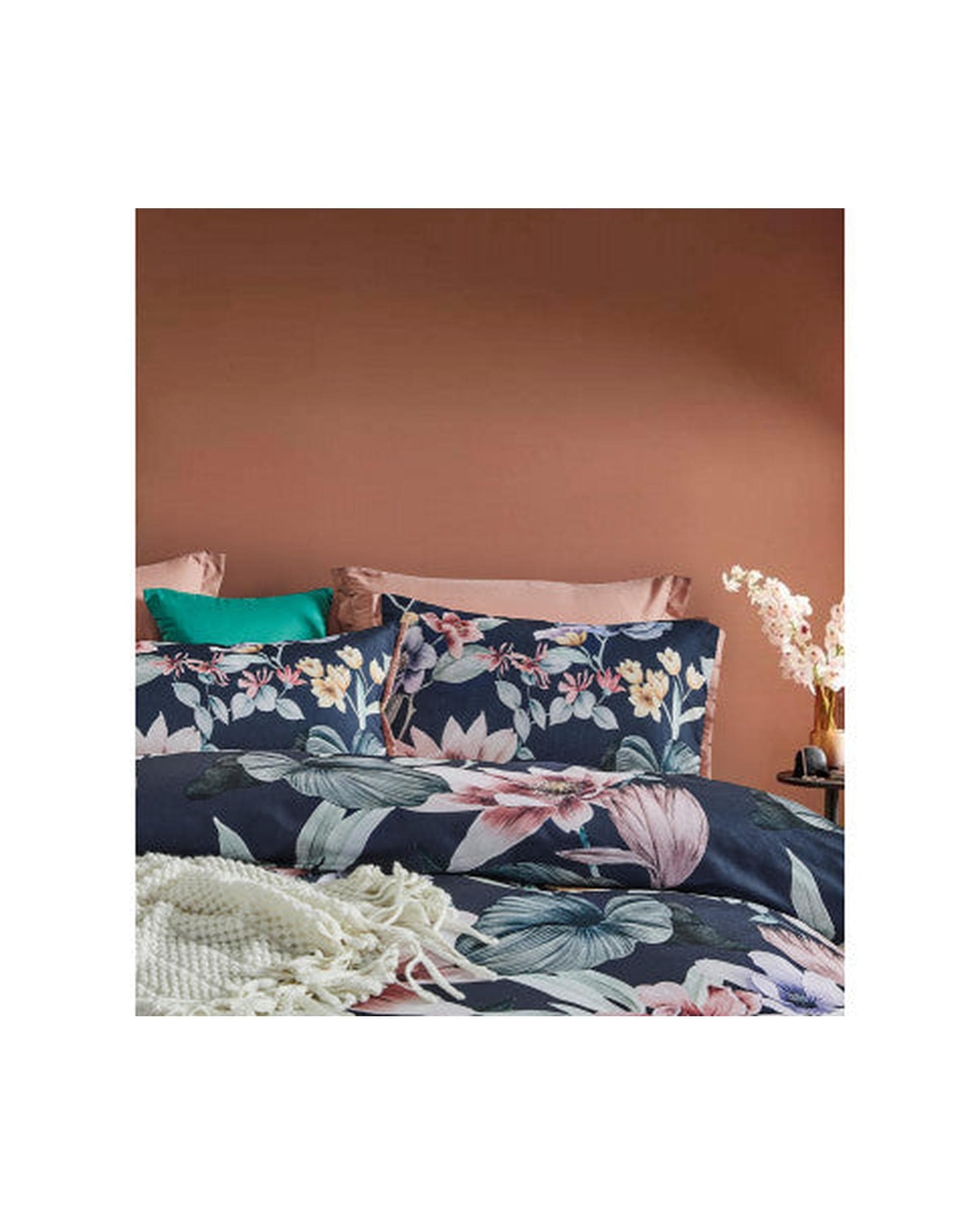 GIOIA CASA Quilt Cover GIOIA CASA Botanical Susan Microfibre Quilt Cover Set