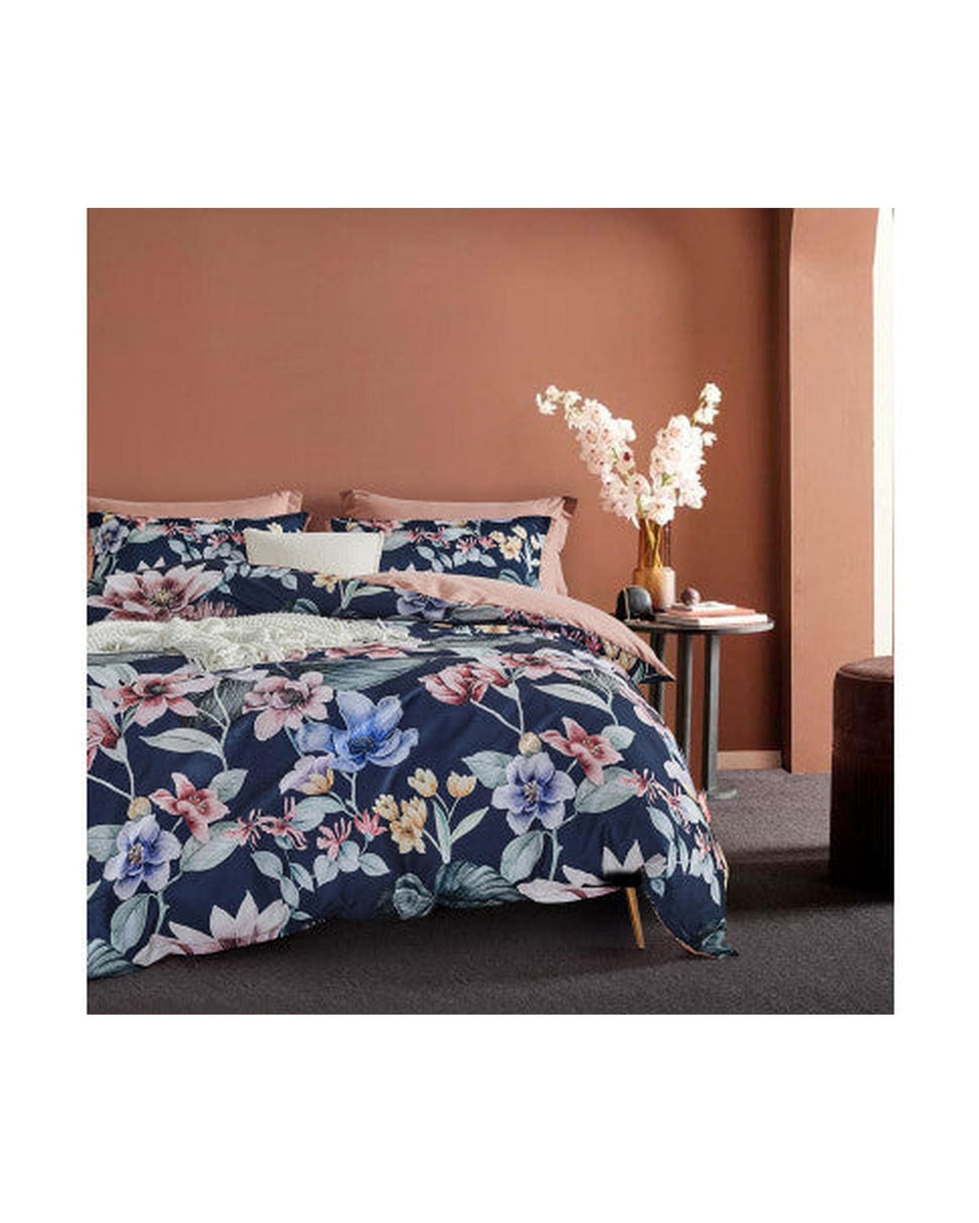 GIOIA CASA Quilt Cover GIOIA CASA Botanical Susan Microfibre Quilt Cover Set