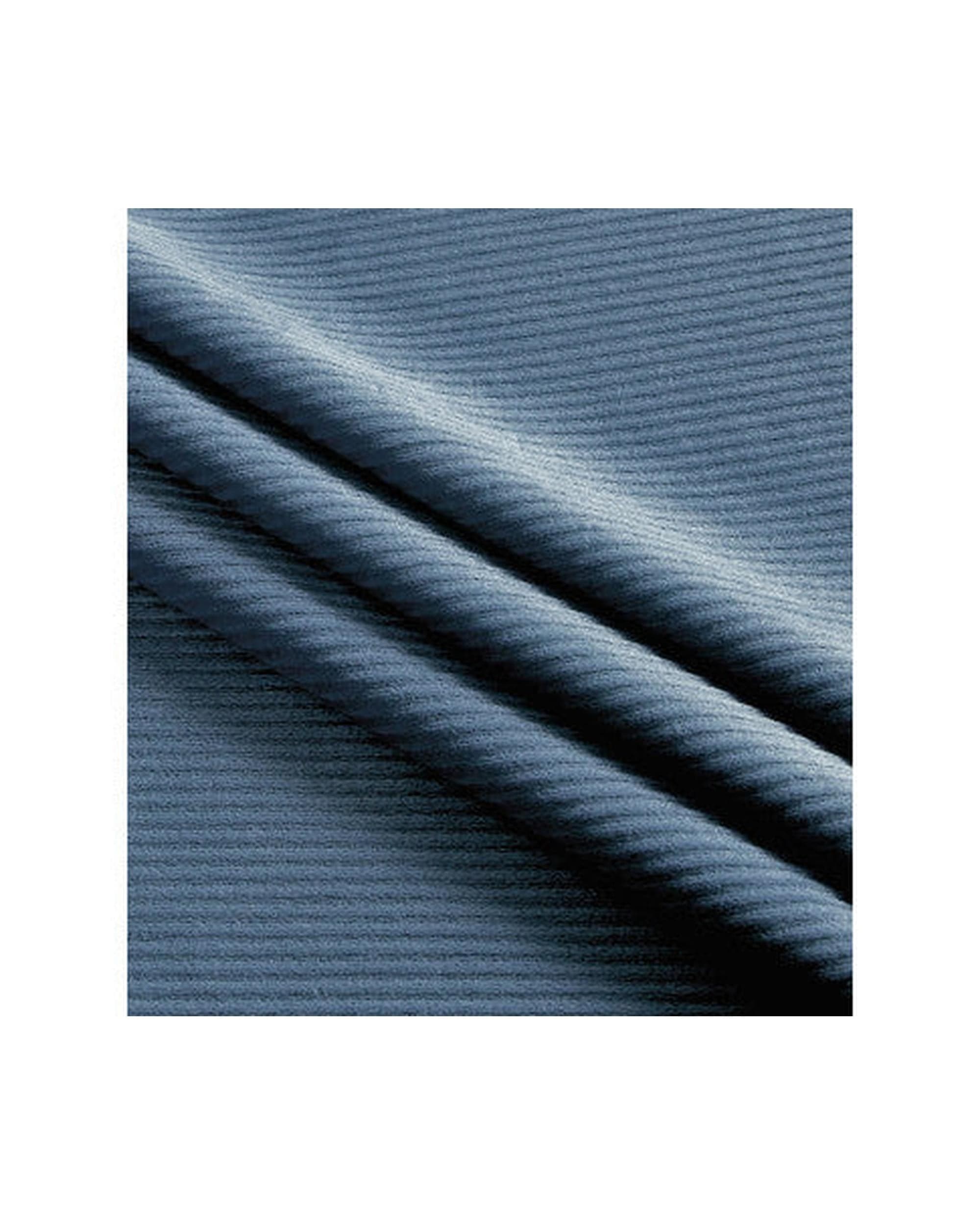 GIOIA CASA Quilt Cover GIOIA CASA Corduroy Velvet Queen Bed Quilt Cover Set - ASH BLUE