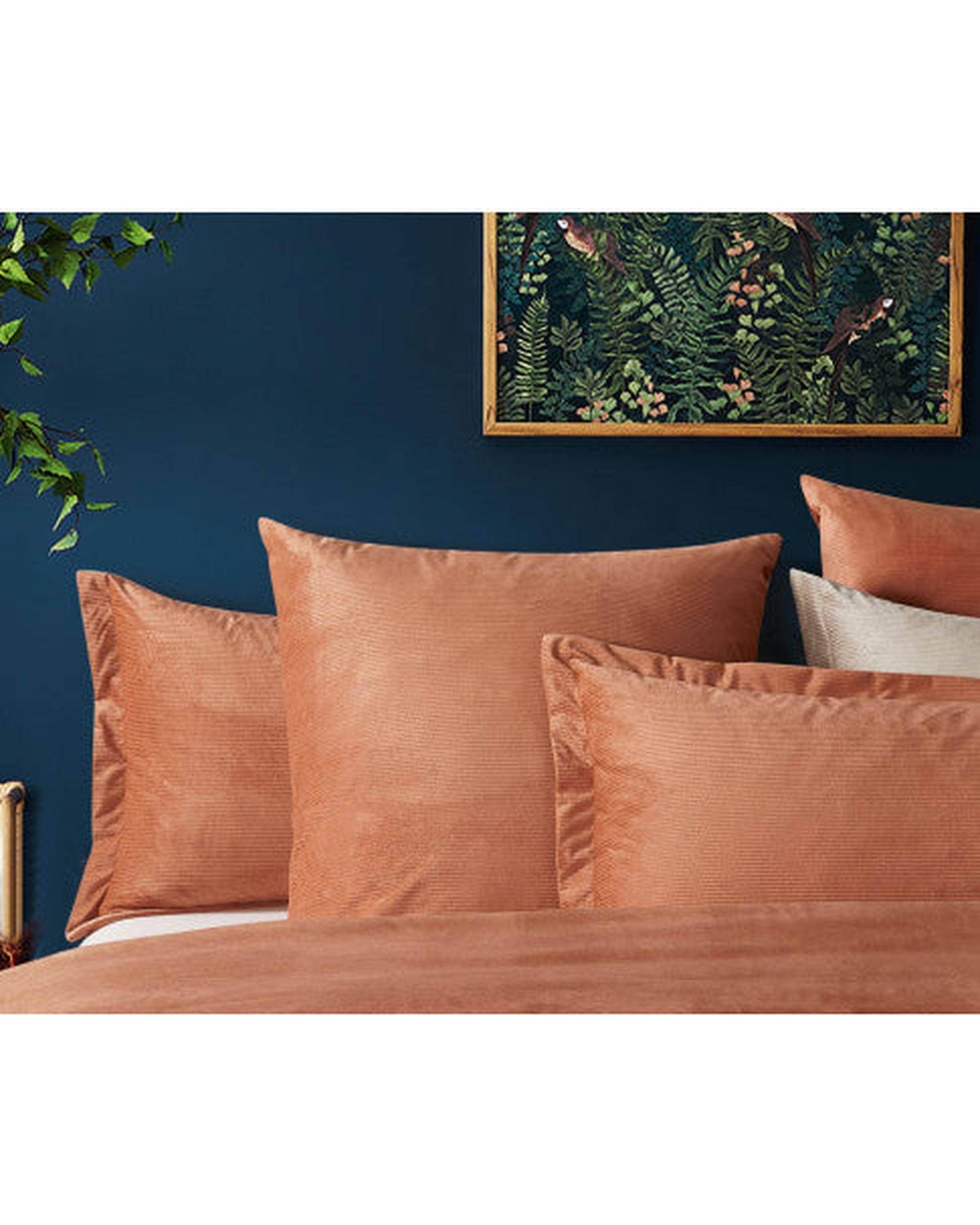 GIOIA CASA Quilt Cover GIOIA CASA Corduroy Velvet Queen Bed Quilt Cover Set - BRONZE