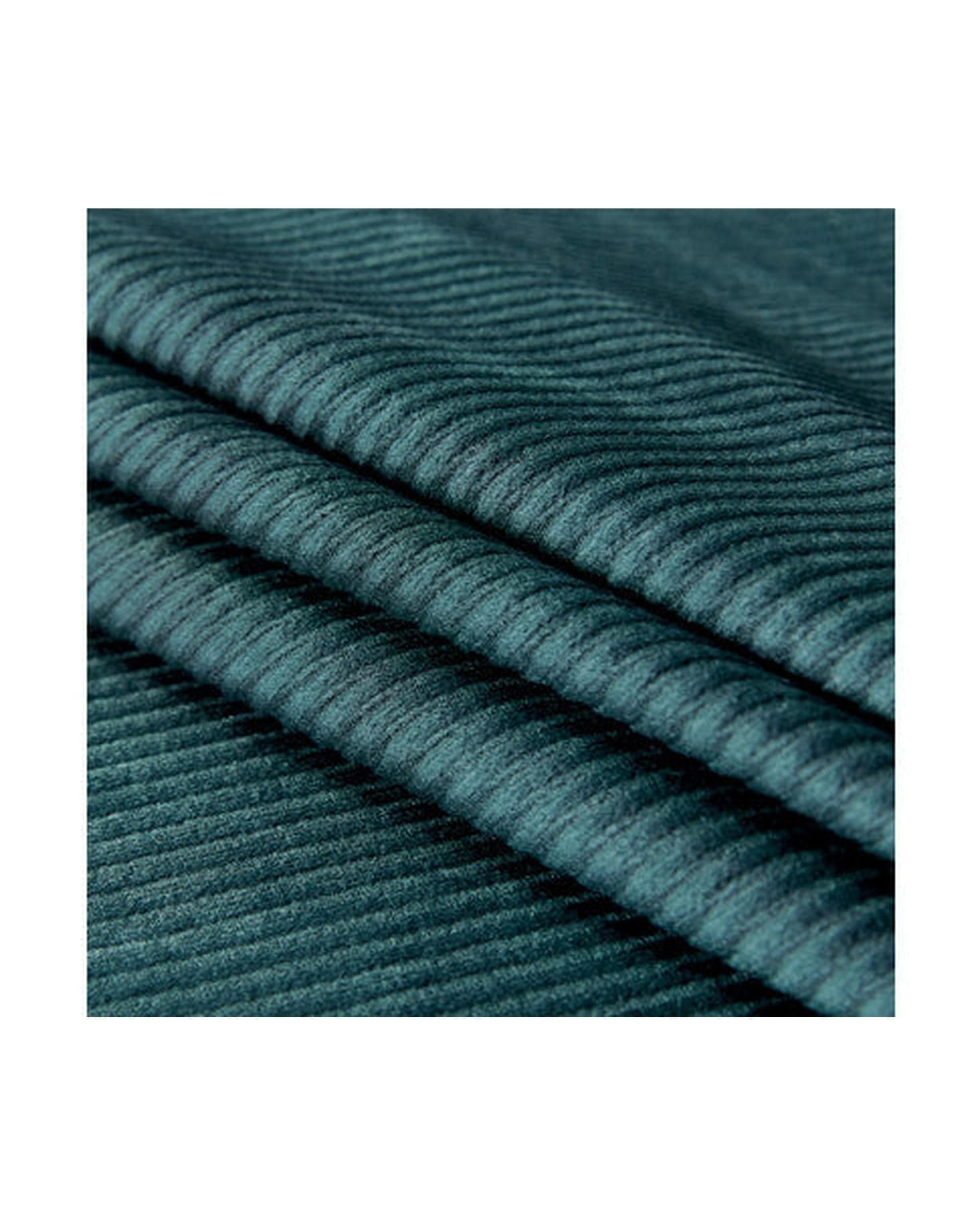 GIOIA CASA Quilt Cover GIOIA CASA Corduroy Velvet Queen Bed Quilt Cover Set - FOREST GREEN