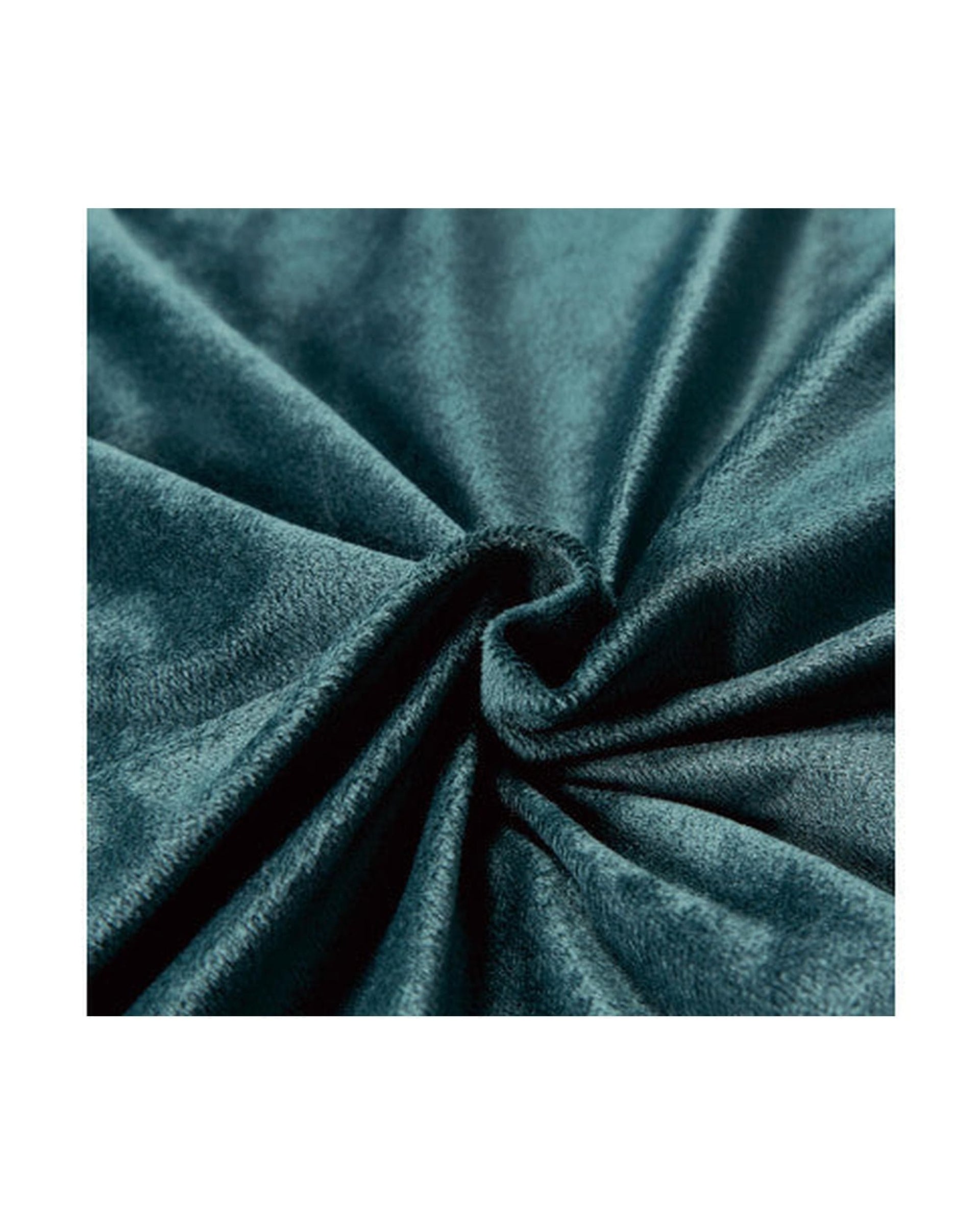 GIOIA CASA Quilt Cover GIOIA CASA Corduroy Velvet Queen Bed Quilt Cover Set - FOREST GREEN