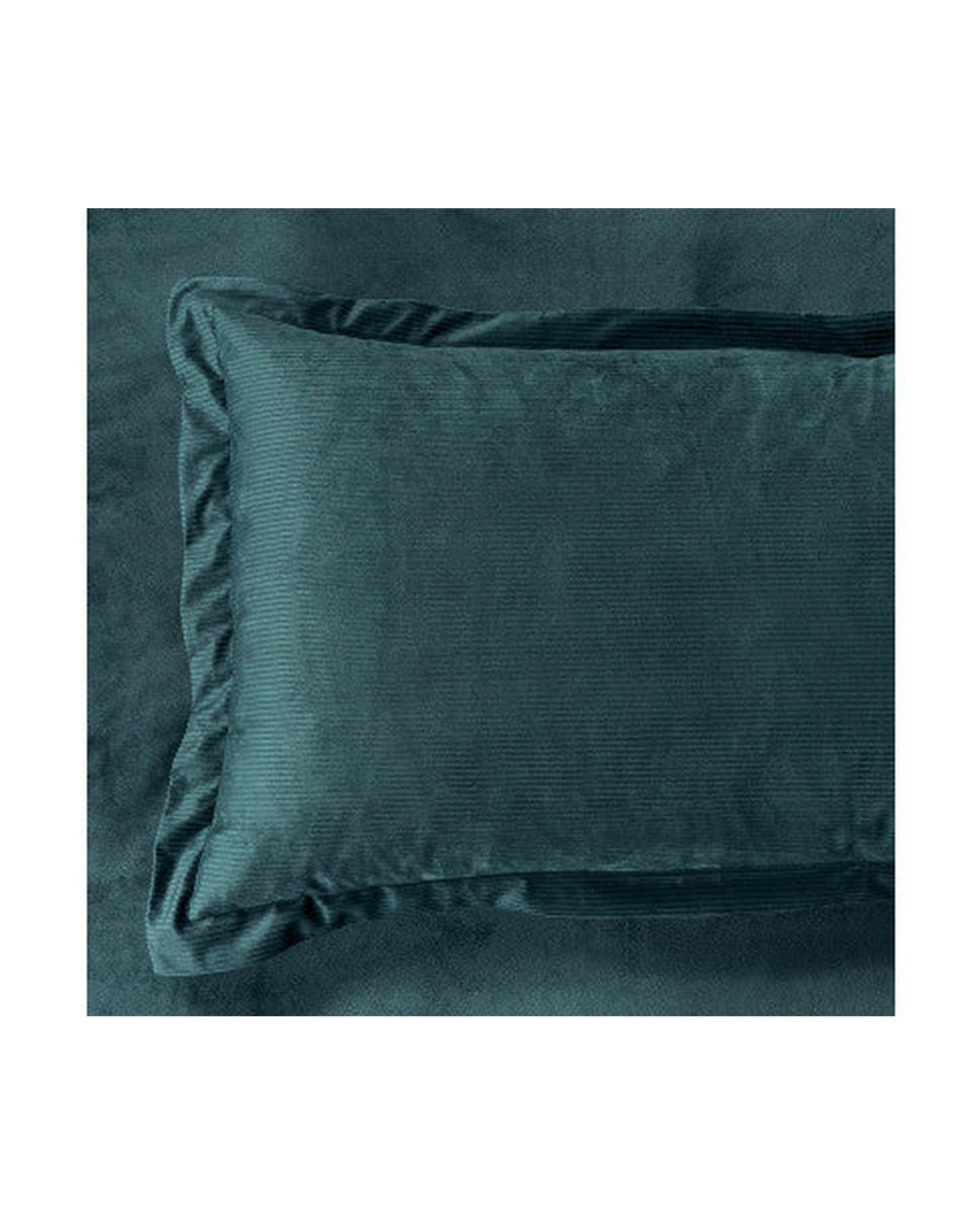 GIOIA CASA Quilt Cover GIOIA CASA Corduroy Velvet Queen Bed Quilt Cover Set - FOREST GREEN