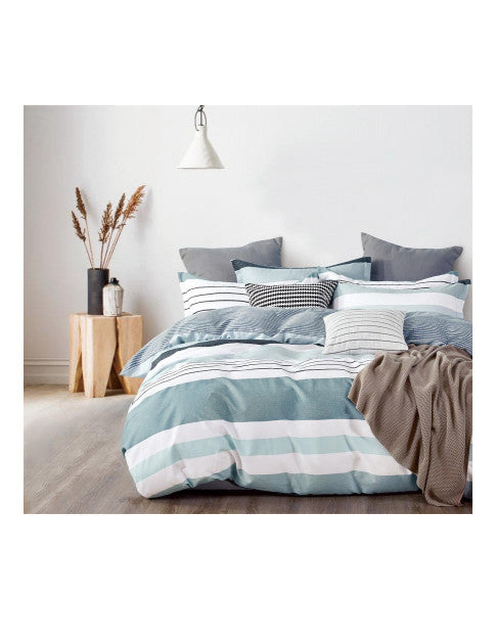 GIOIA CASA Quilt Cover GIOIA CASA Nathan 100% cotton reversible quilt cover set