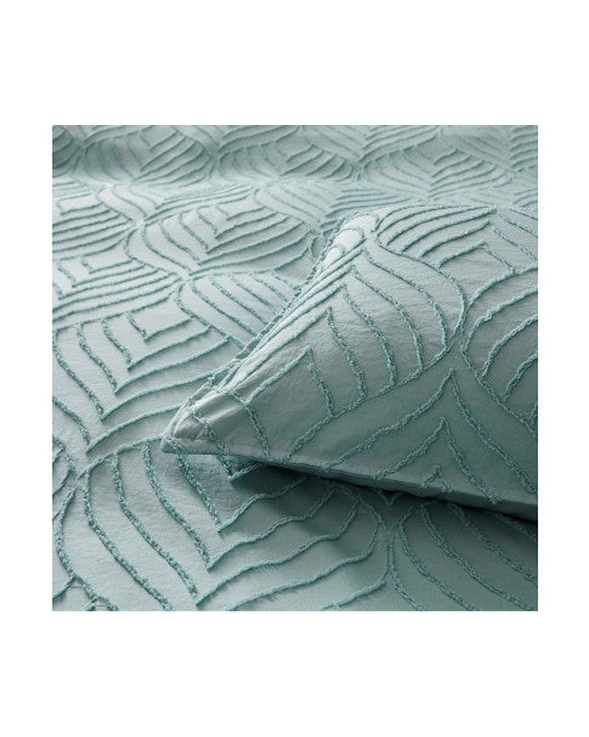 GIOIA CASA Quilt Cover GIOIA CASA Tufted ultra soft microfiber quilt cover set - SAGE GREEN