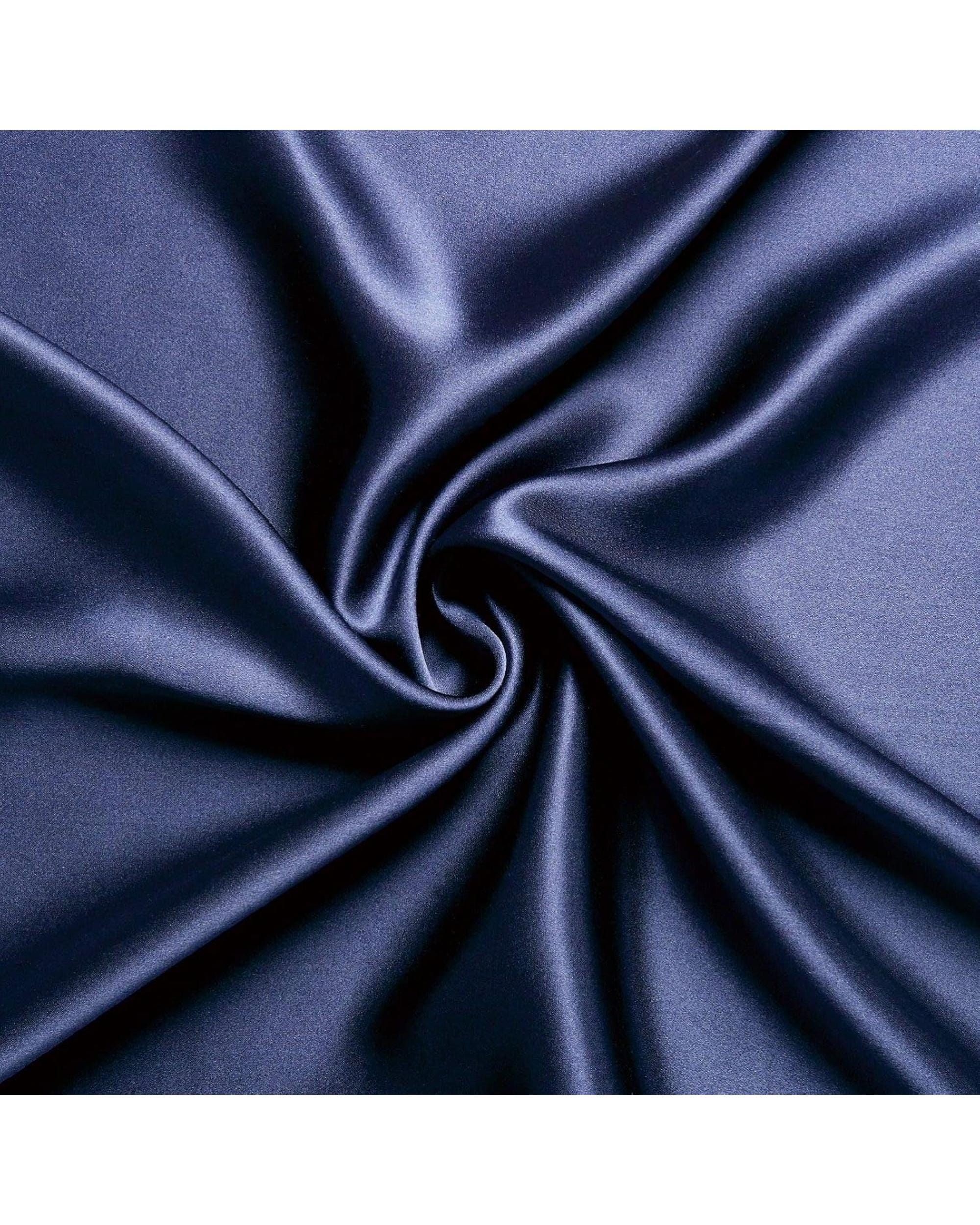 GIOIA CASA Pillows/Cushions Luxury Pillowcase 2 Pack - 100% Pure Mulberry Silk on Both Sides - Navy Blue