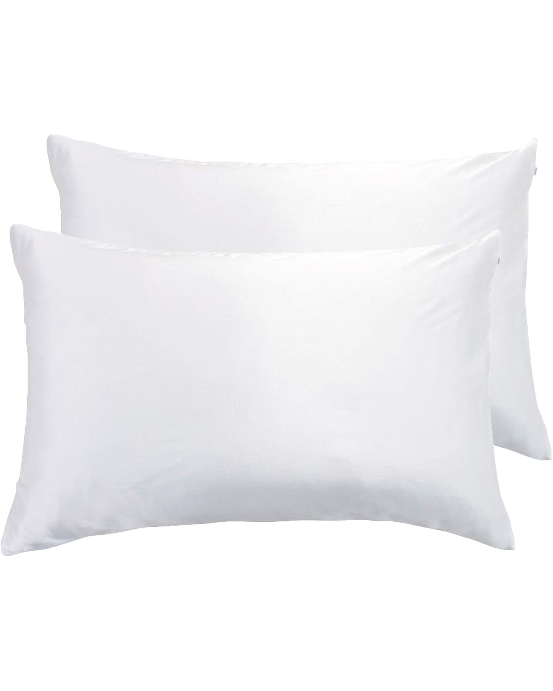 GIOIA CASA Pillowcase Luxury Pillowcase 2 Pack - 100% Pure Mulberry Silk on Both Sides - White