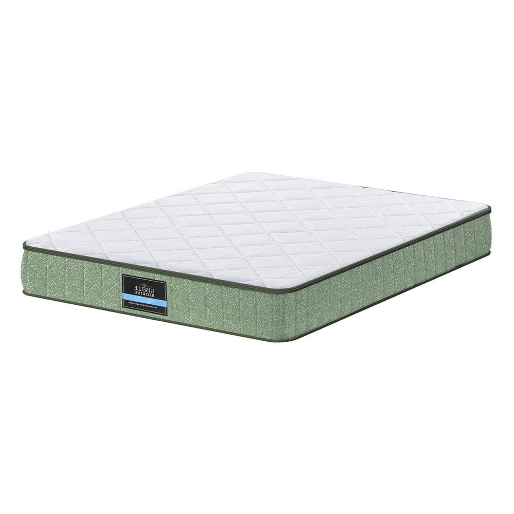 Giselle Mattresses 25cm Memory Foam Mattress Dual Layer Zipper Cover Cool Charcoal Foam Mattresses