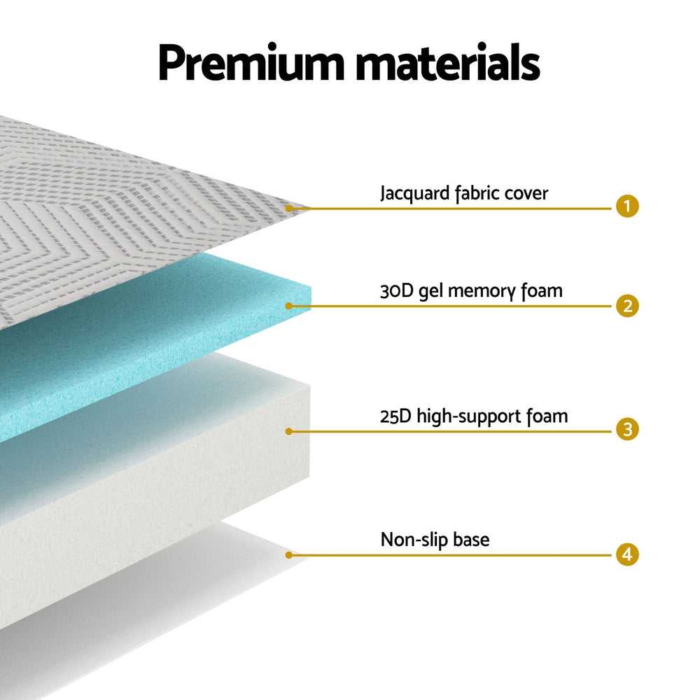 Giselle Portable Mattress 3-Foldable Mattress Folding Foam Double