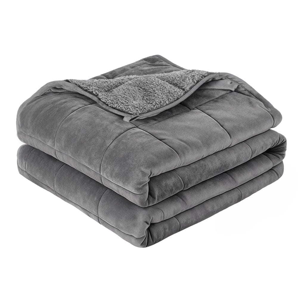 Giselle Weighted Blanket 5.5KG Weighted Blanket Adults Kid Anti Anxiety Gravity Blankets Sherpa Fleece