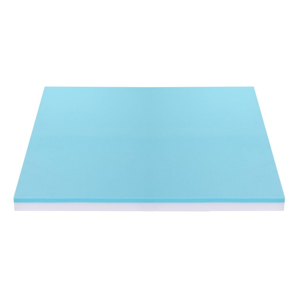 Giselle Mattress Topper 8cm Memory Foam Mattress Topper Gel Dual Layer Foam Bamboo
