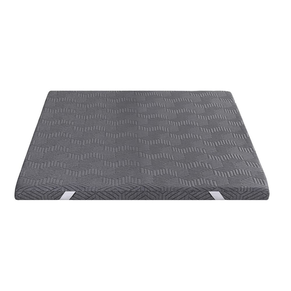Giselle Mattress Topper 8cm Memory Foam Mattress Topper Gel Dual Layer Foam Bamboo