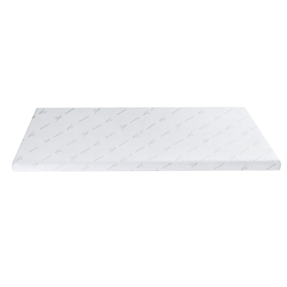 Giselle Mattress Topper 8cm Memory Foam Mattress Topper Gel Egg Crate Foam Bamboo
