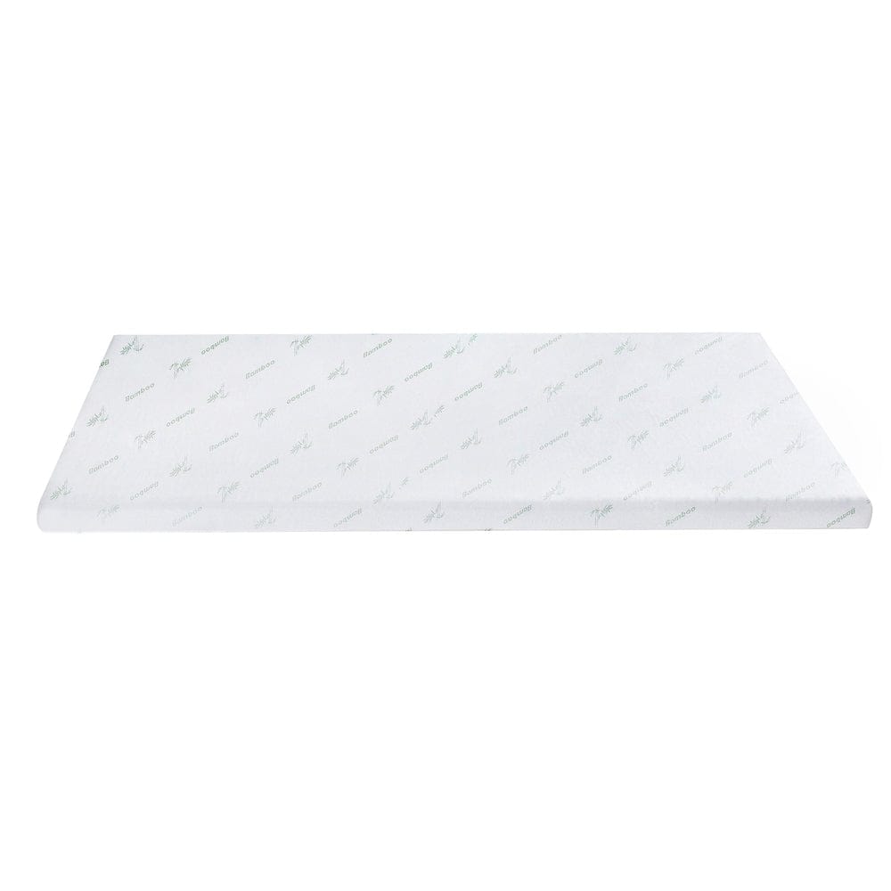 Giselle Mattress Topper 8cm Memory Foam Mattress Topper Lavender Infused Bamboo Cover 7-Zone