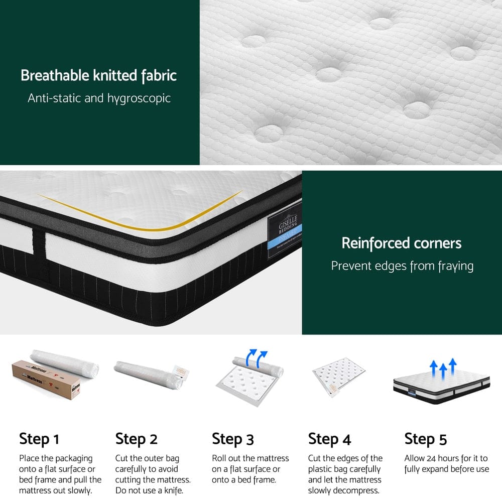 Giselle Mattresses AIZ 30cm Thick Comfort Mattress