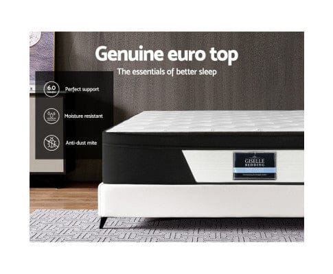 Giselle Mattresses ALDO 30cm Mattress Euro Top