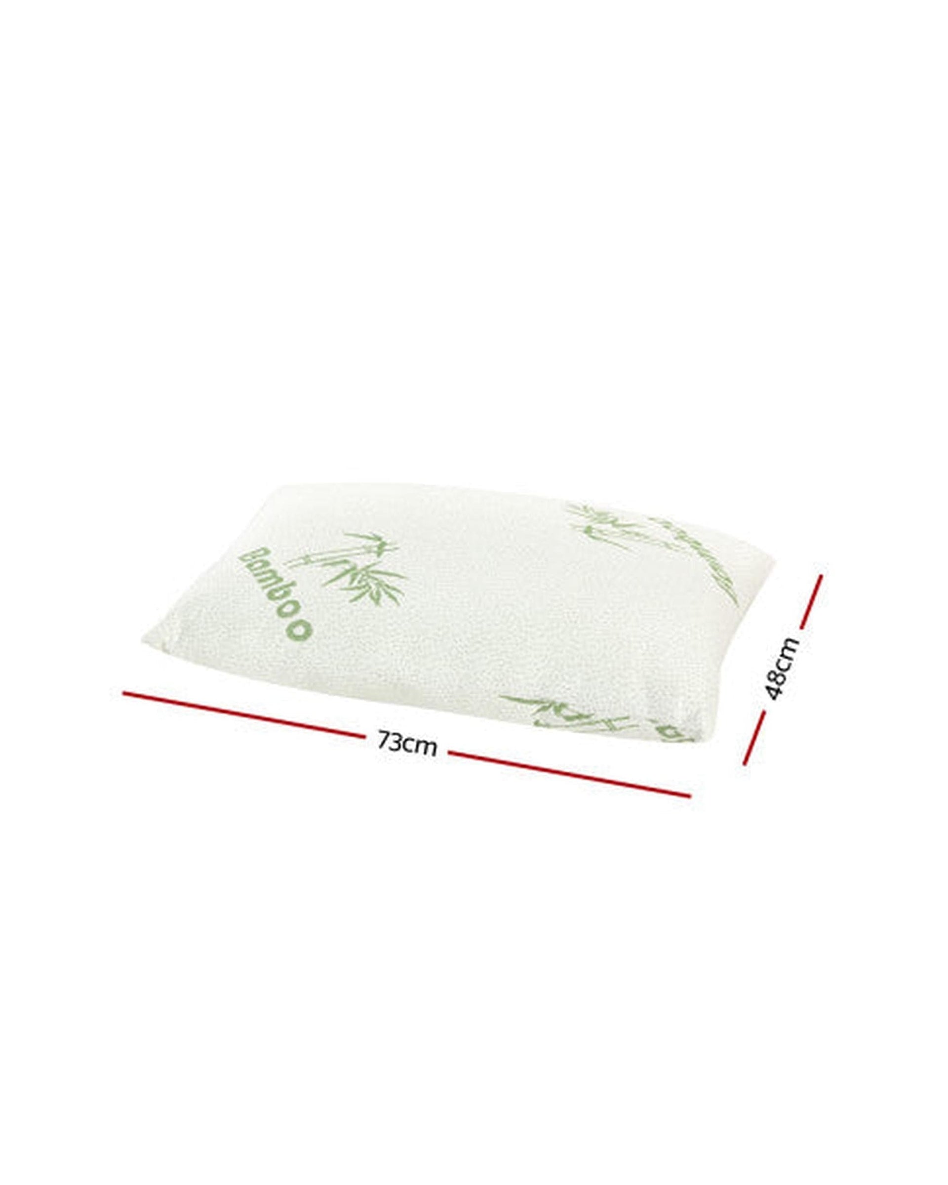 Giselle Pillows/Cushions Bedding 4 Pack Bamboo Pillow Family Hotel