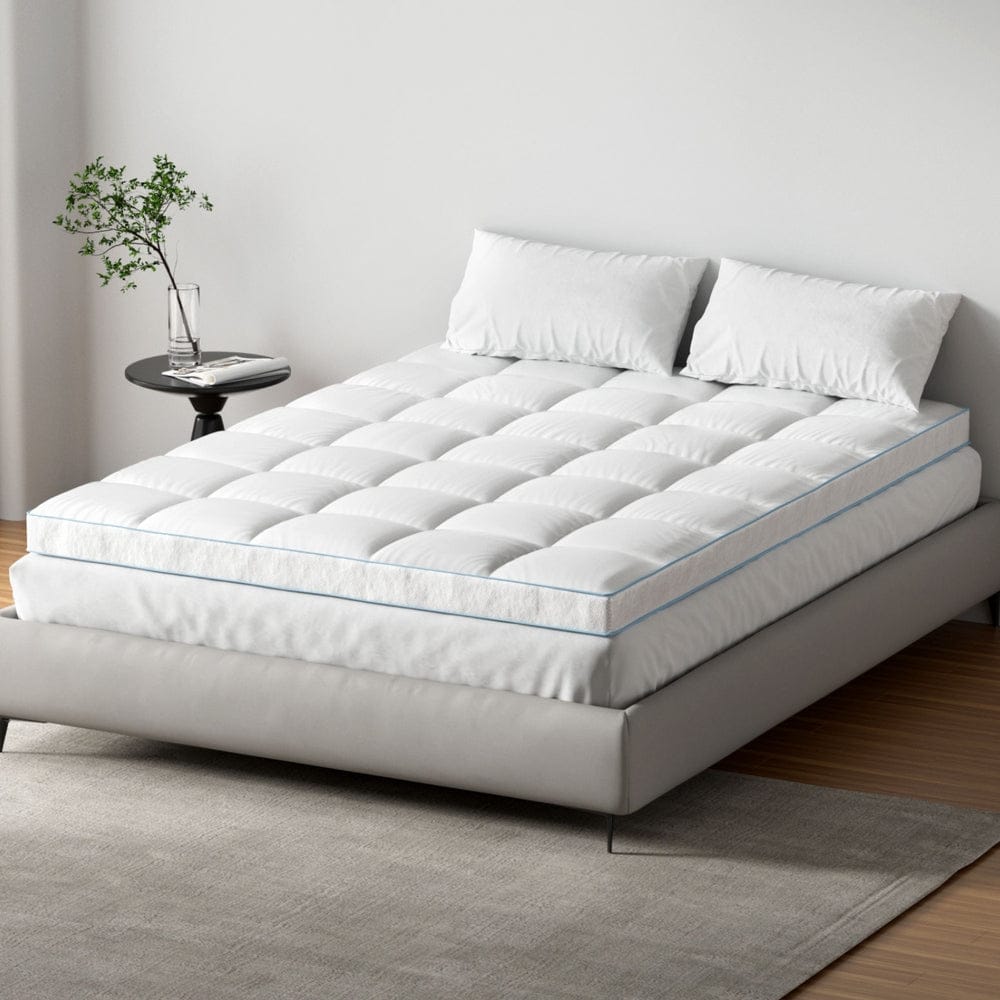 Giselle Mattress Topper Bedding Mattress Topper Pillowtop Bamboo 10cm