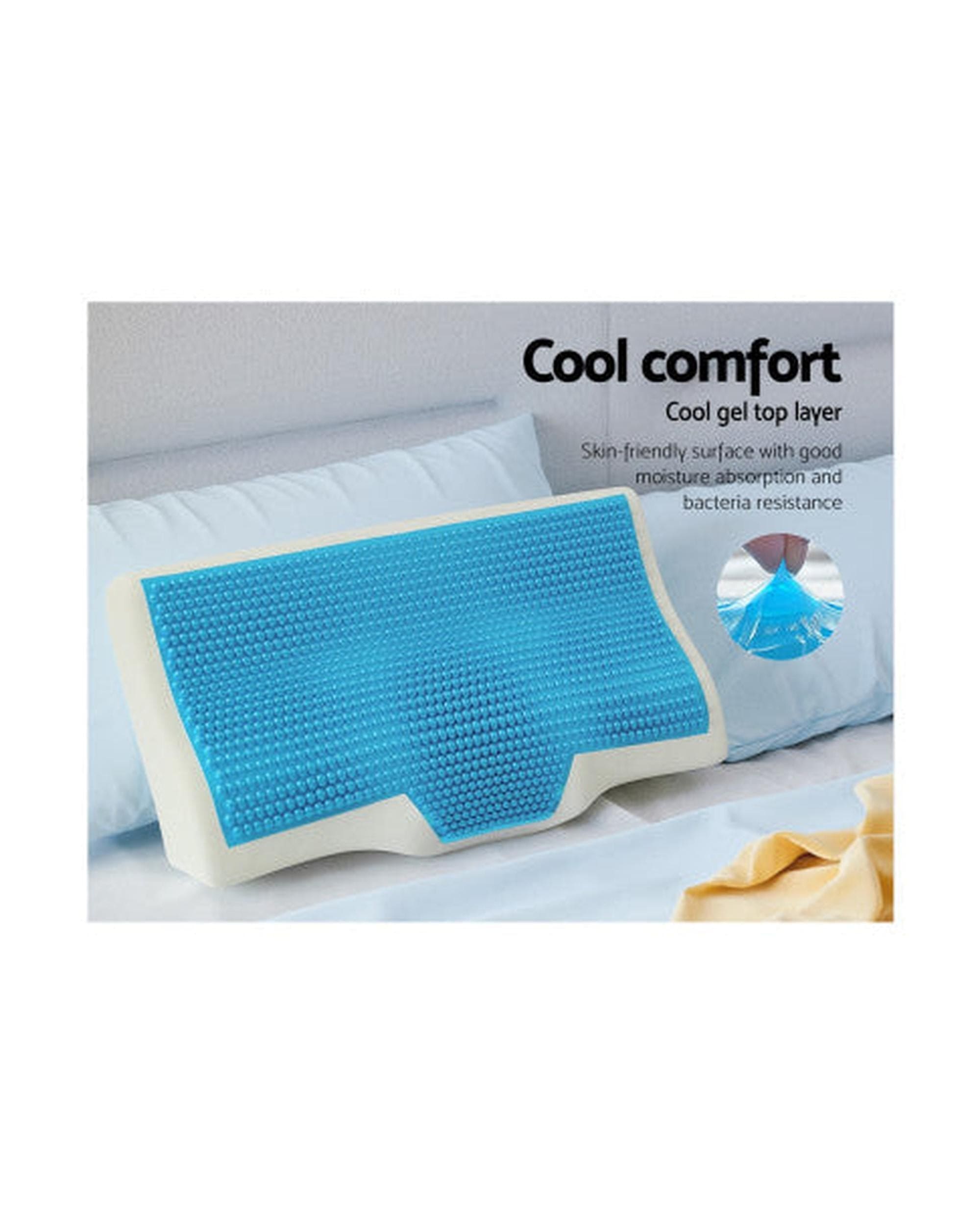 Giselle Pillows/Cushions Bedding Memory Foam Contour Pillow Cool Gel Bamboo Cover