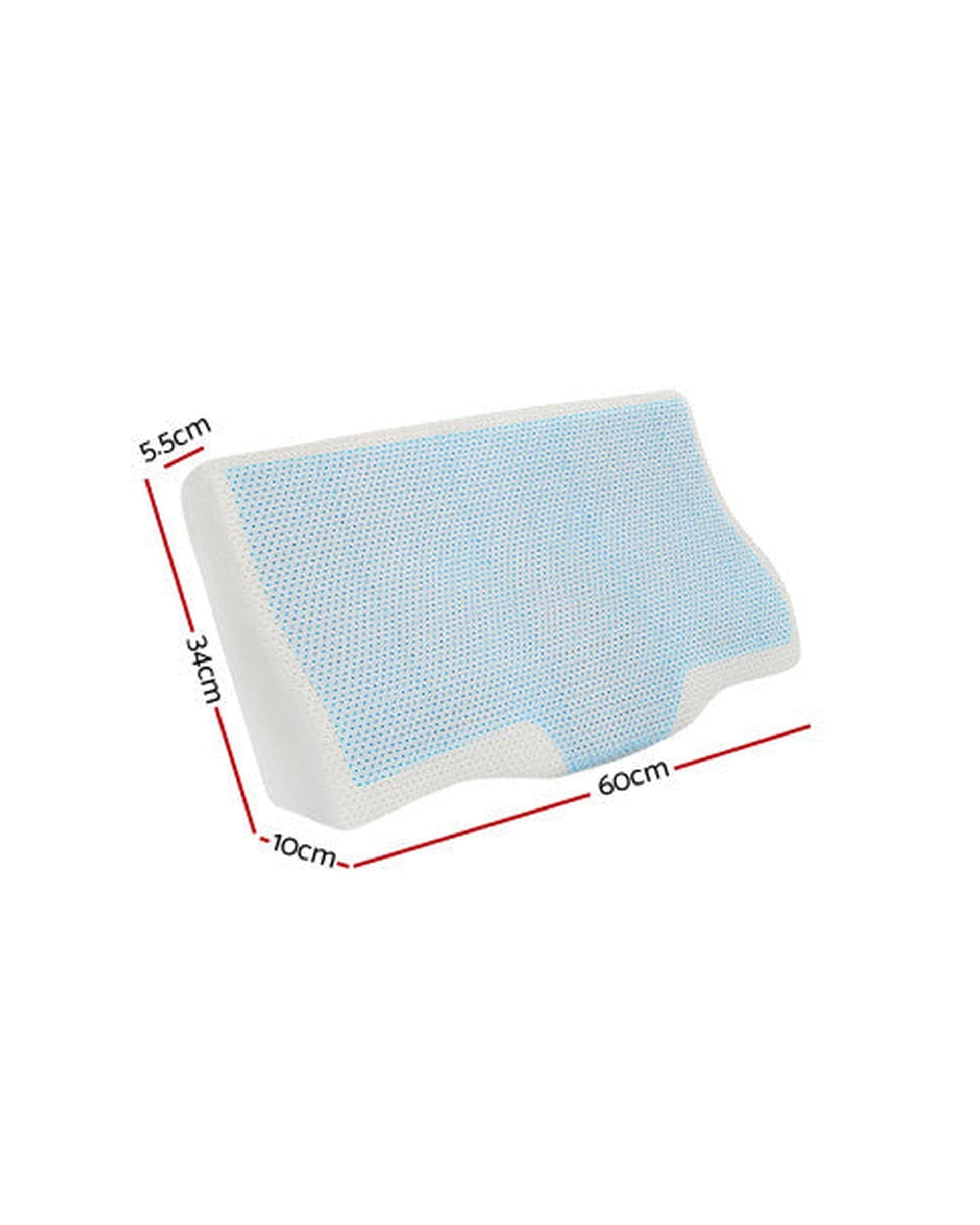 Giselle Pillows/Cushions Bedding Memory Foam Contour Pillow Cool Gel Bamboo Cover