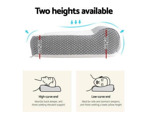 Giselle Pillows/Cushions Contour Pillow Memory Foam