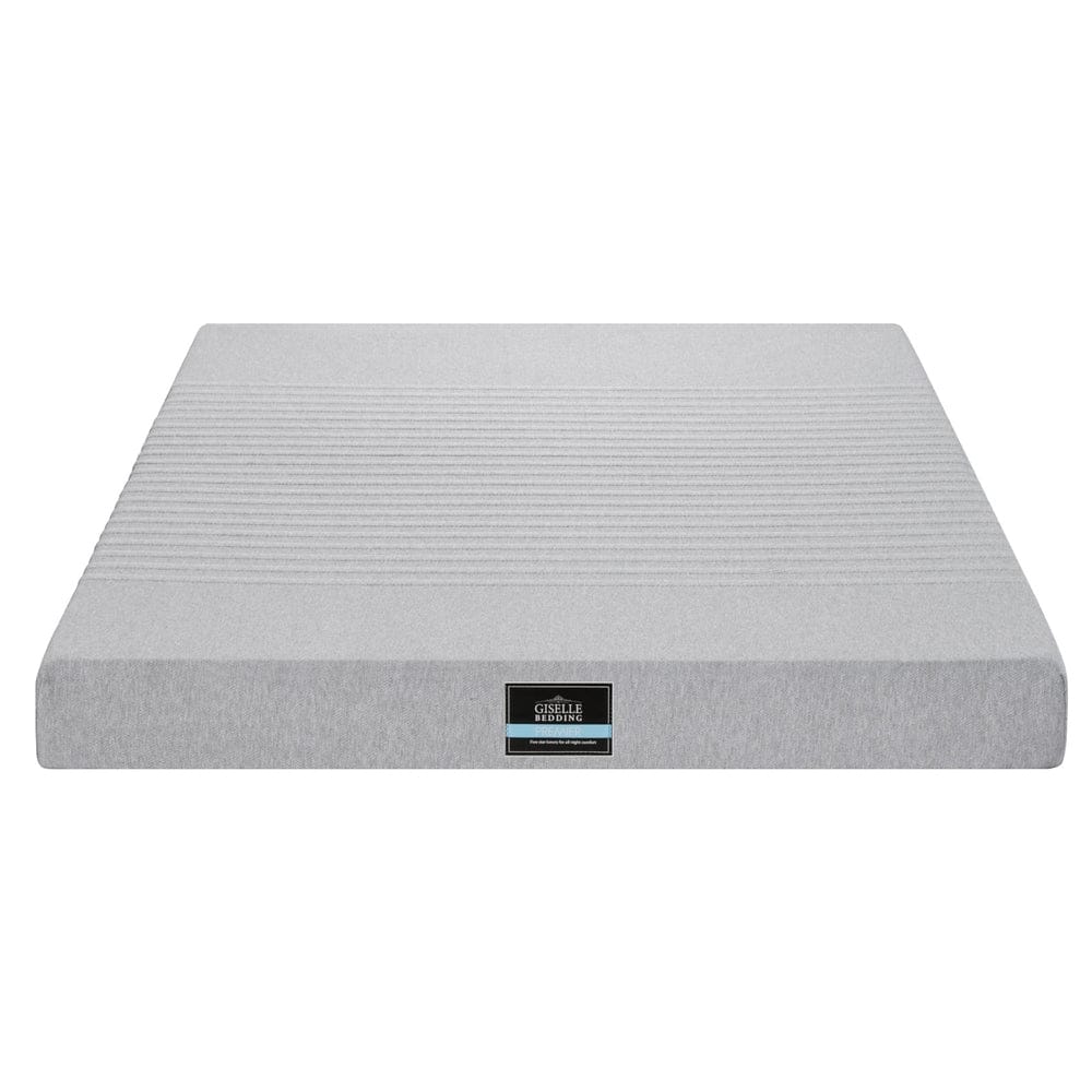 Giselle Mattresses Cool Gel Memory Foam Mattress Charcoal 7-Zone Washable Bamboo Cover 15cm