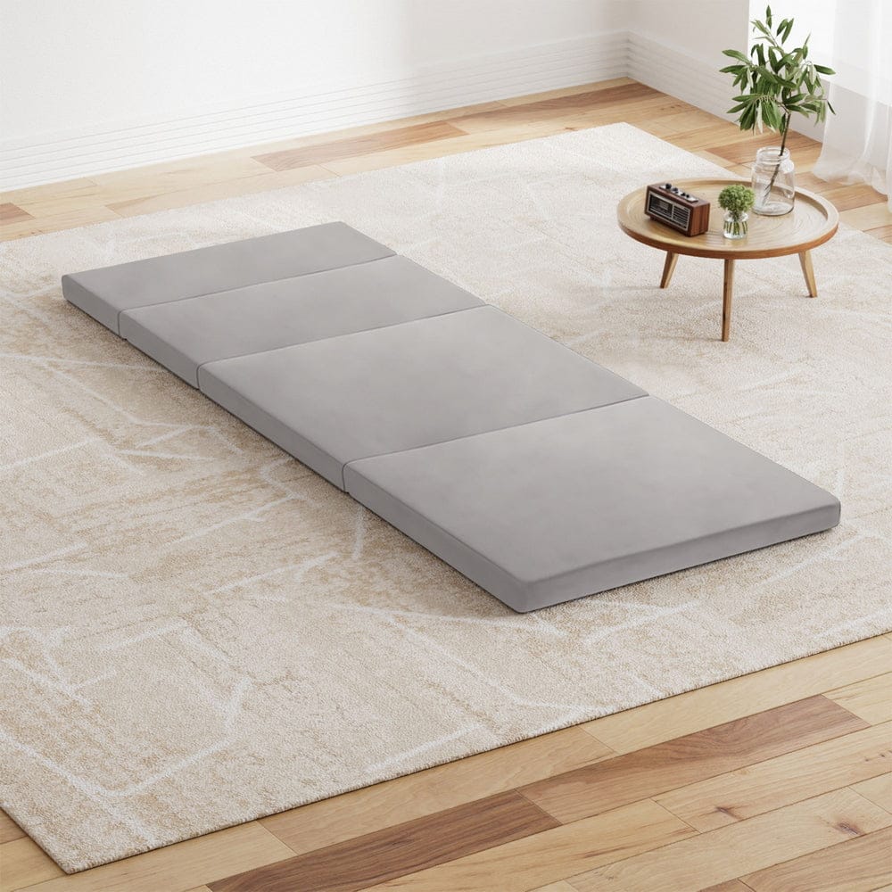 Giselle Portable Mattress Foldable Mattress Folding Sofa Bed 4-fold Sleeping Camping Cushion Mat