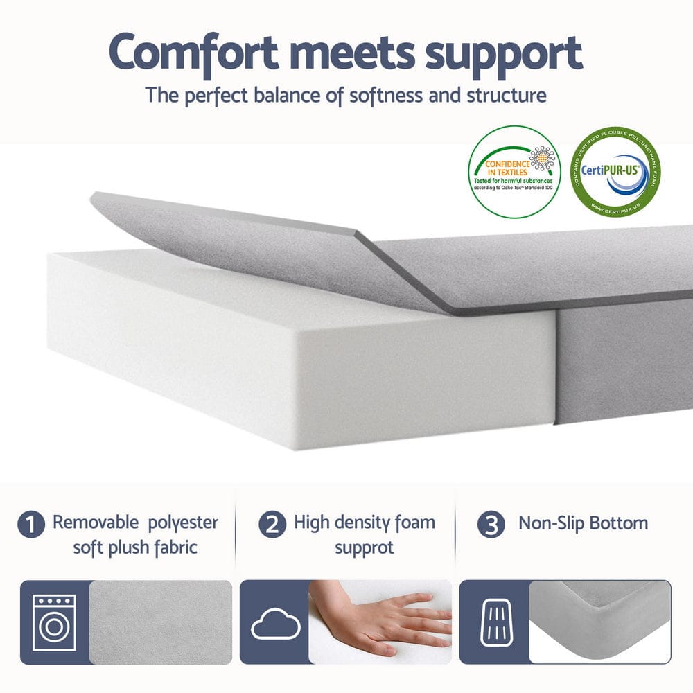 Giselle Portable Mattress Foldable Mattress Folding Sofa Bed 4-fold Sleeping Camping Cushion Mat
