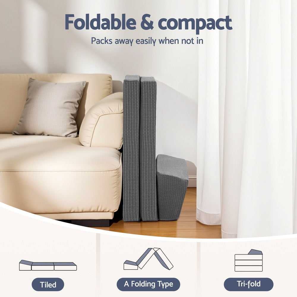 Giselle Portable Mattress Foldable Mattress Folding Sofa Bed Trifold Sleeping Camping Cushion Mat