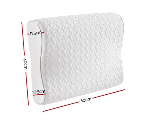 Giselle Pillows/Cushions Memory Foam Pillow Contour Neck