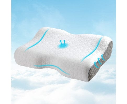 Giselle Pillows/Cushions Memory Foam Pillow Contour Neck