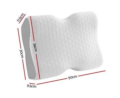 Giselle Pillows/Cushions Memory Foam Pillow Contour Neck