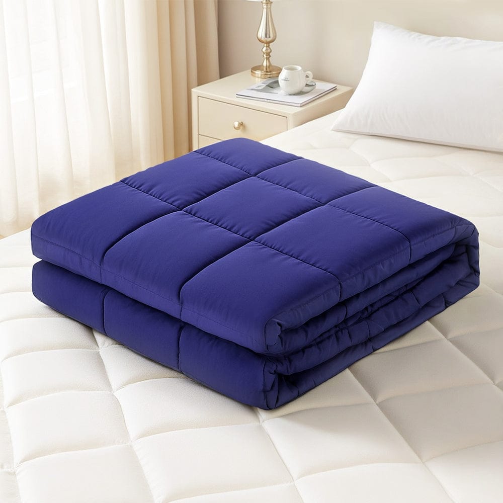 Giselle Weighted Blanket Weighted Blanket 9KG Kids Adults Heavy Gravity Relax Calm Blue