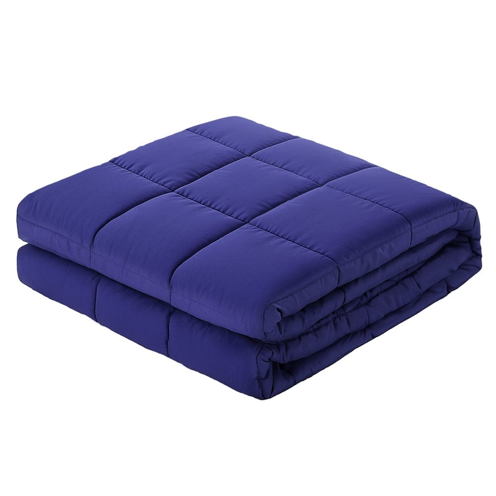Giselle Weighted Blanket Weighted Blanket 9KG Kids Adults Heavy Gravity Relax Calm Blue