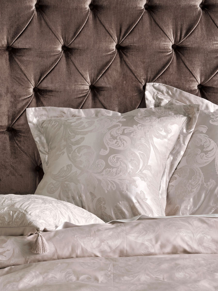 GRACE BY LINEN VERITY GOLD QUILT COVER SET Linen House