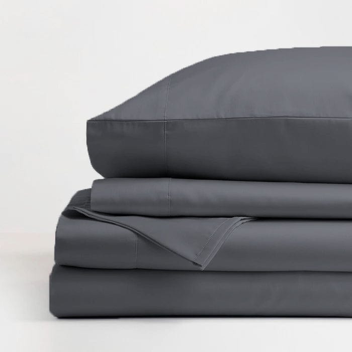 H Decor Bed Sheets 1500 Thread count Premium Cotton Blend Sheet Set - Granite