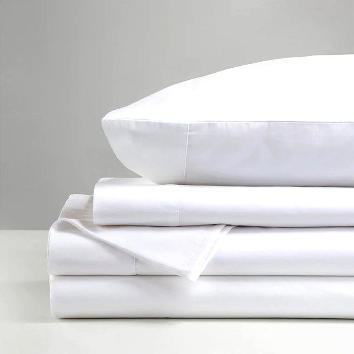 H Decor Bed Sheets 1500 Thread count Premium Cotton Blend Sheet Set - Snow