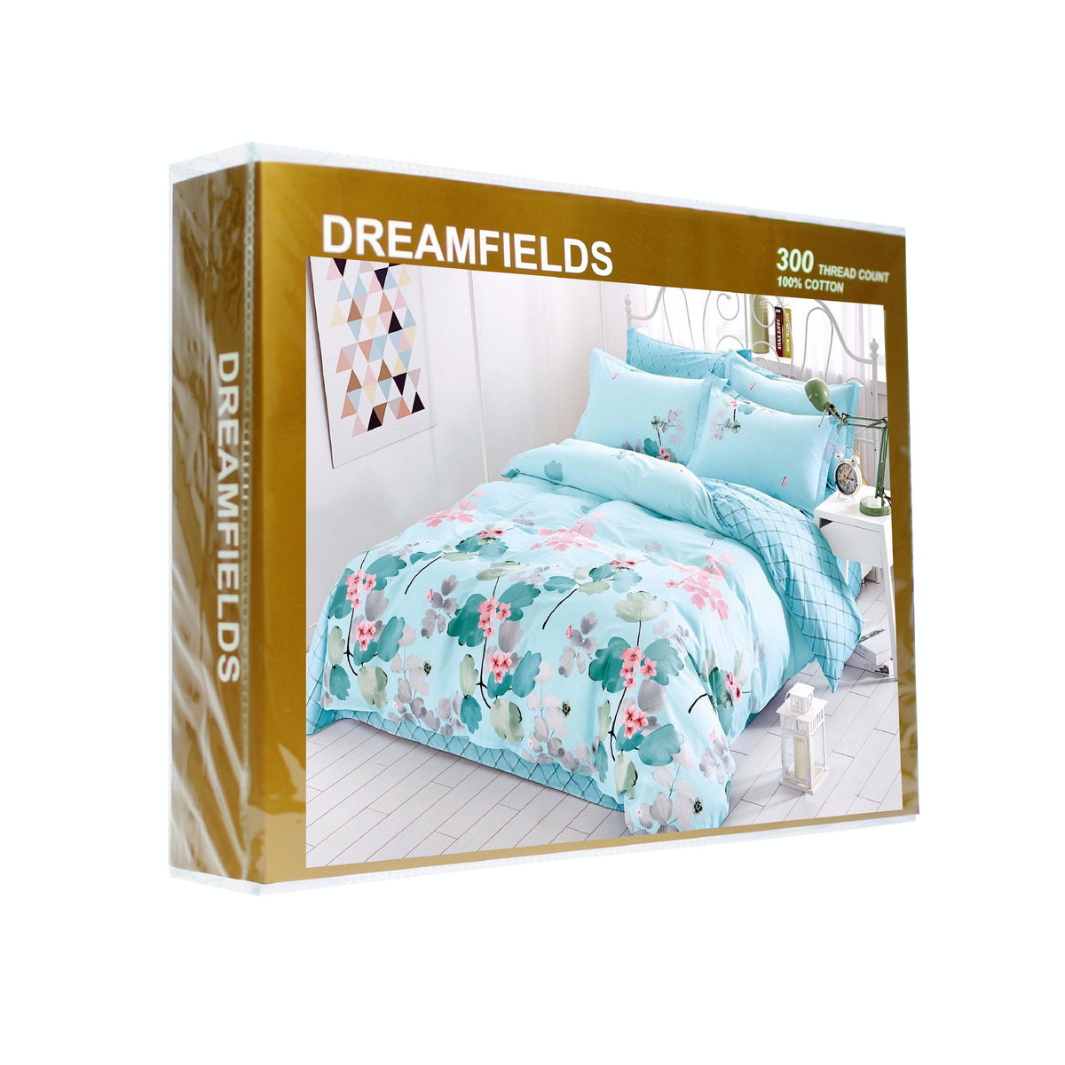 Luxor Cotton Dream On Design Quilt Doona Duvet Cover Set