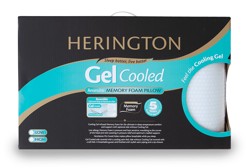 Herington Pillows/Cushions HERINGTON COOLING MEMORY FOAM PILLOW - HIGH PROFILE