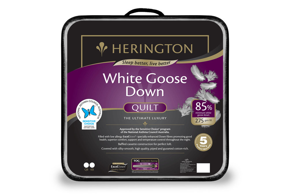 Herington Duvet/Quilt Herington LUXURY WHITE – 85% GOOSE DOWN  QUILT